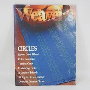 Weaver's Magazine Issue 27 Spring 1995 Circles Turning Cards Undulating Twills